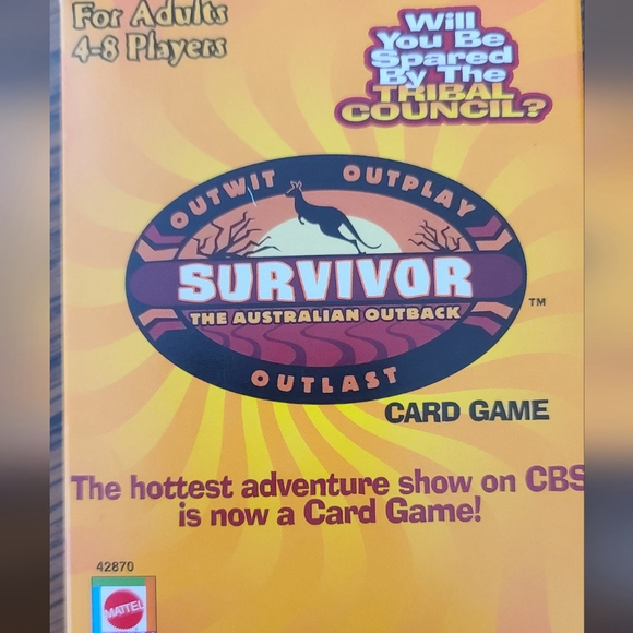 Adult Card Game Survivor by Mattel 4-8 Players - Picture 1 of 3